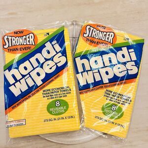 2pk Vintage Handi Wipes Kitchen Household Reusable Clothes- Colgate Palmolive